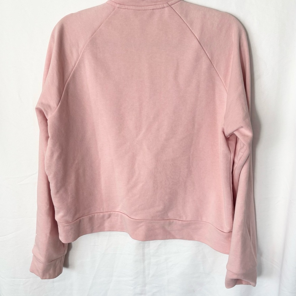 Puma Pink Quarter-Zip Sweatshirt LARGE - Picture 6 of 8